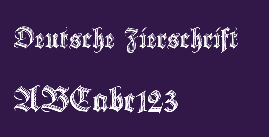 Deutsche Zierschrift