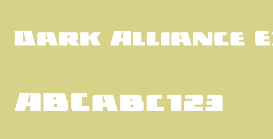 Dark Alliance Expanded