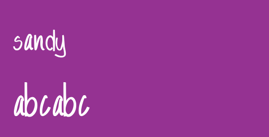 Sandy