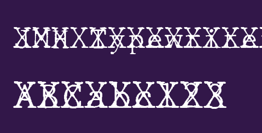 JMH Typewriter mono Fine Cross