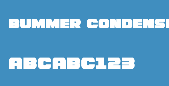Bummer Condensed