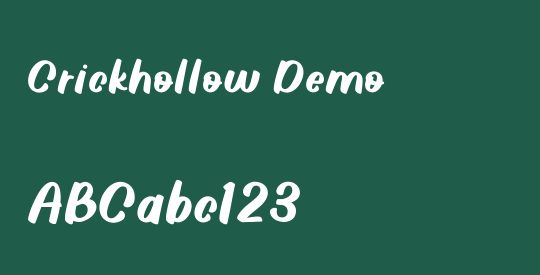 Crickhollow Demo