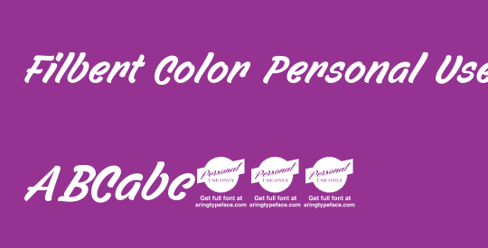 Filbert Color Personal Use