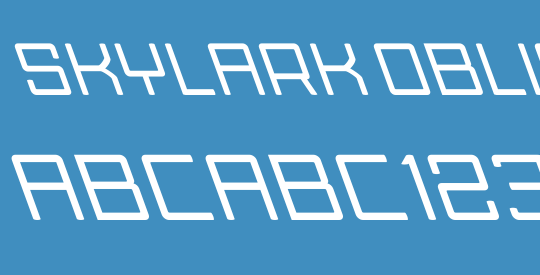 Skylark Oblique