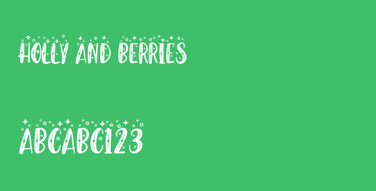 Holly And Berries