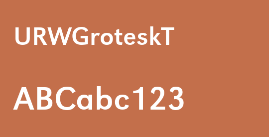URWGroteskT