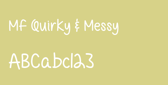 Mf Quirky & Messy