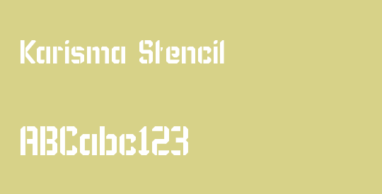 Karisma Stencil