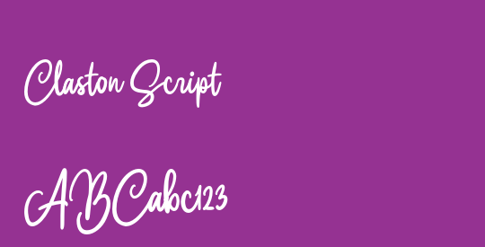 Claston Script