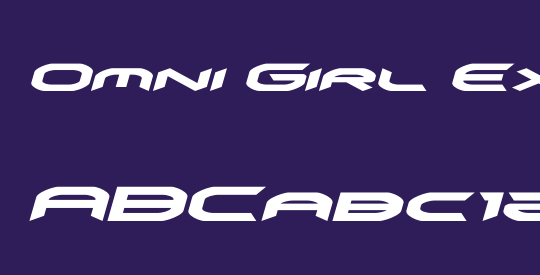 Omni Girl Expanded Italic