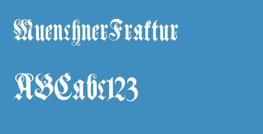 MuenchnerFraktur
