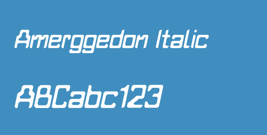 Amerggedon Italic