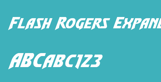 Flash Rogers Expanded Italic
