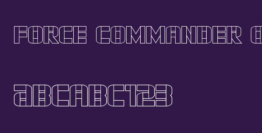 Force Commander Outline
