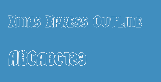 Xmas Xpress Outline