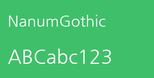 NanumGothic