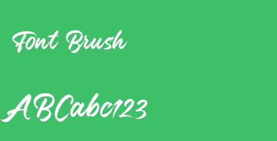 Font Brush
