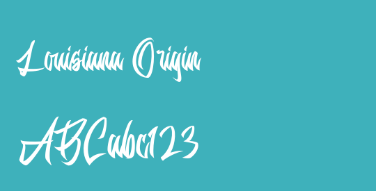 Louisiana Origin