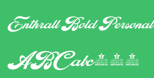 Enthrall Bold Personal Use