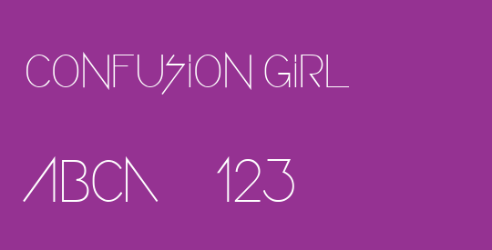 CONFUSION GIRL