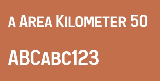 a Area Kilometer 50 