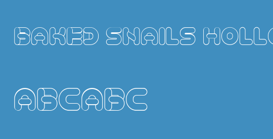 Baked Snails Hollow Flat