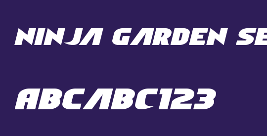Ninja Garden Semi-Italic