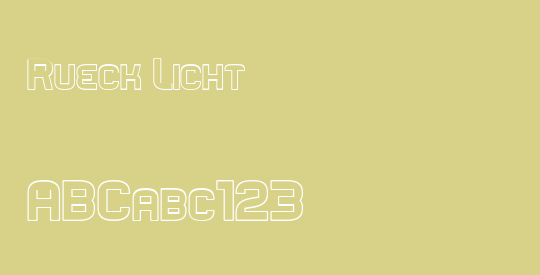Rueck Licht