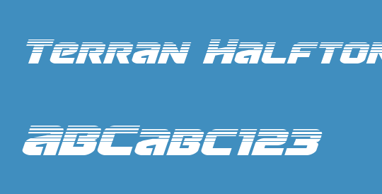 Terran Halftone Italic