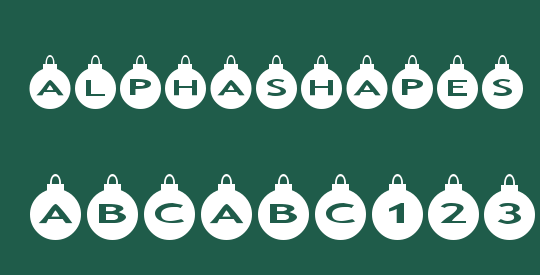 AlphaShapes xmas balls