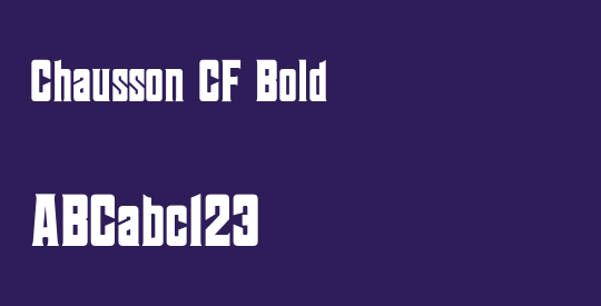 Chausson CF Bold