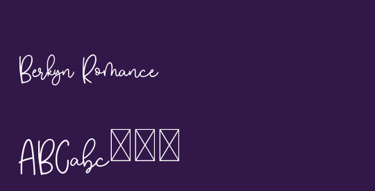 Berkyn Romance