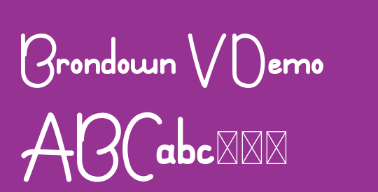 Brondown V Demo