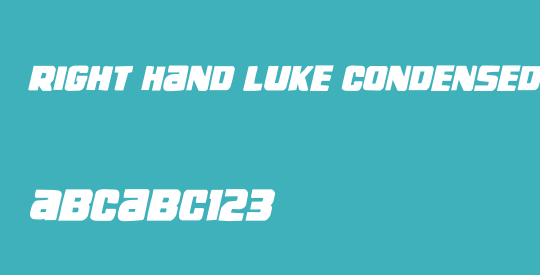 Right Hand Luke Condensed Ital