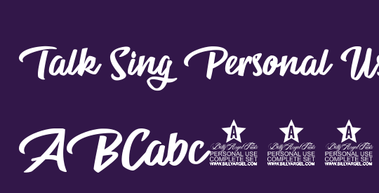Talk Sing Personal Use