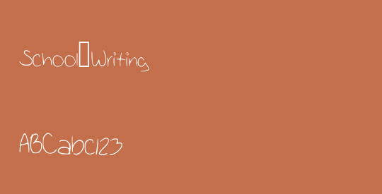 School_Writing