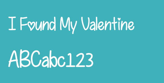 I Found My Valentine