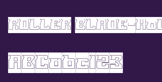 ROLLER BLADE-Hollow-Inverse