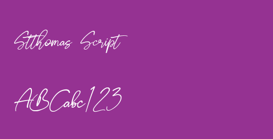 Stthomas Script