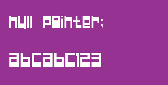 Null Pointer;