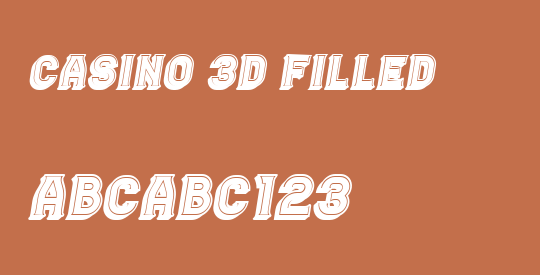 Casino 3D Filled