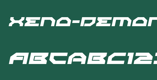 Xeno-Demon Expanded Italic