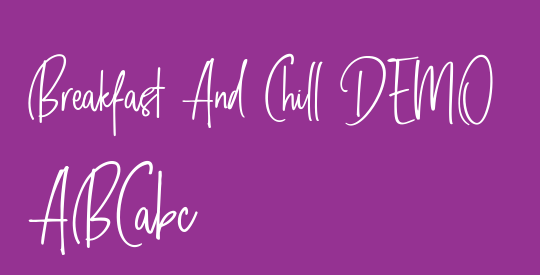 Breakfast And Chill DEMO