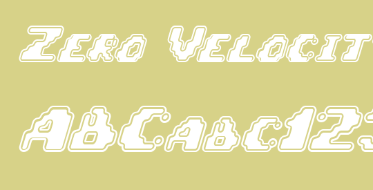 Zero Velocity (BRK)