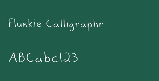Flunkie Calligraphr