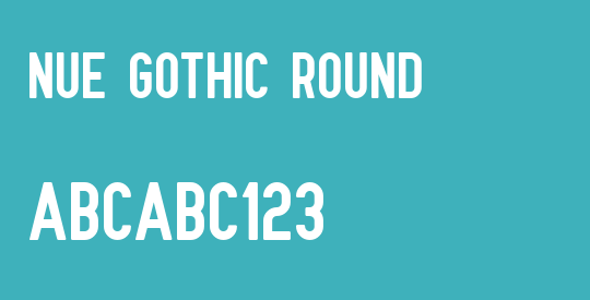 Nue Gothic Round