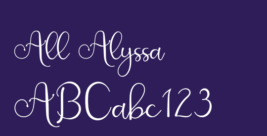 All Alyssa