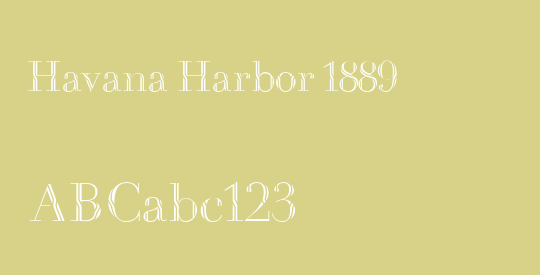 Havana Harbor 1889