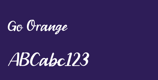 Go Orange