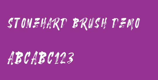 Stonehard Brush Demo